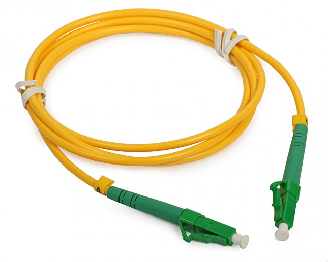 Cabeus FOP(s)-9-LC/APC-LC/APC-3m Шнур оптический simplex LC/APC-LC/APC 9/125 sm 3м LSZH