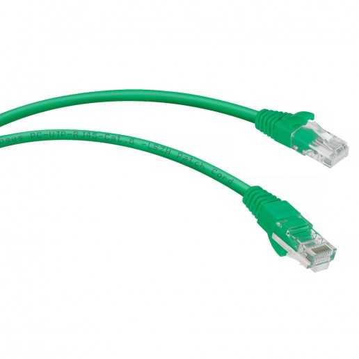 Cabeus PC-UTP-RJ45-Cat.6-1.5m-GN-LSZH Патч-корд U/UTP, категория 6, 2xRJ45/8p8c, неэкранированный, зеленый, LSZH, 1.5м
