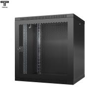 ТЕЛКОМ TL-12.6.4-П.9005МА Шкаф настенный 12U 600x450x623мм (ШхГхВ) телекоммуникационный 19", дверь перфорированная, цвет черный (RAL9005МА) (4 места)