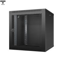 ТЕЛКОМ TL-12.6.6-П.9005МА Шкаф настенный 12U 600x600x623мм (ШхГхВ) телекоммуникационный 19", дверь перфорированная, цвет чёрный (RAL9005МА) (4 места)