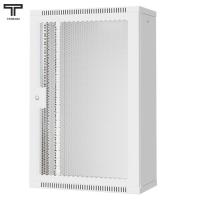 ТЕЛКОМ TL-18.6.3-П.7035Ш Шкаф настенный 18U 600x350x890мм (ШхГхВ) телекоммуникационный 19", дверь перфорированная, цвет серый (RAL7035Ш) (4 места)