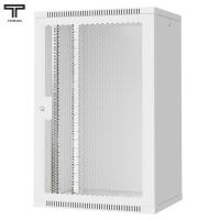 ТЕЛКОМ TL-18.6.4-П.7035Ш Шкаф настенный 18U 600x450x890мм (ШхГхВ) телекоммуникационный 19", дверь перфорированная, цвет серый (RAL7035Ш) (4 места)