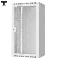 ТЕЛКОМ TL-22.6.4-П.7035Ш Шкаф настенный 22U 600x450x1070мм (ШхГхВ) телекоммуникационный 19", дверь перфорированная, цвет серый (RAL7035Ш) (4 места)