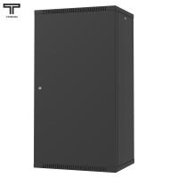 ТЕЛКОМ TL-22.6.4-M.9005МА Шкаф настенный 22U 600x450x1070мм (ШхГхВ) телекоммуникационный 19", дверь металлическая, цвет черный (RAL9005МА) (4 места)