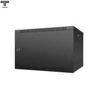 ТЕЛКОМ TL-6.6.3-M.9005МА Шкаф настенный 6U 600x350x356мм (ШхГхВ) телекоммуникационный 19", дверь металлическая, цвет черный (RAL9005МА)