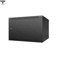ТЕЛКОМ TL-6.6.4-M.9005МА Шкаф настенный 6U 600x450x356мм (ШхГхВ) телекоммуникационный 19", дверь металлическая, цвет черный (RAL9005МА) (4 места)