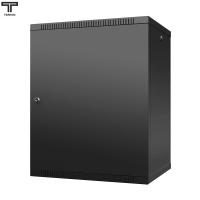 ТЕЛКОМ TL-15.6.4-M.9005МА Шкаф настенный 15U 600x450x757мм (ШхГхВ) телекоммуникационный 19", дверь металлическая, цвет черный (RAL9005МА) (4 места)
