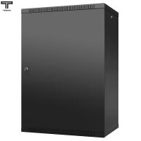 ТЕЛКОМ TL-18.6.3-M.9005МА Шкаф настенный 18U 600x350x890мм (ШхГхВ) телекоммуникационный 19", дверь металлическая, цвет черный (RAL9005МА) (4 места)