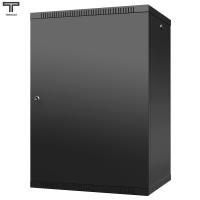 ТЕЛКОМ TL-18.6.4-M.9005МА Шкаф настенный 18U 600x450x890мм (ШхГхВ) телекоммуникационный 19", дверь металлическая, цвет черный (RAL9005МА) (4 места)