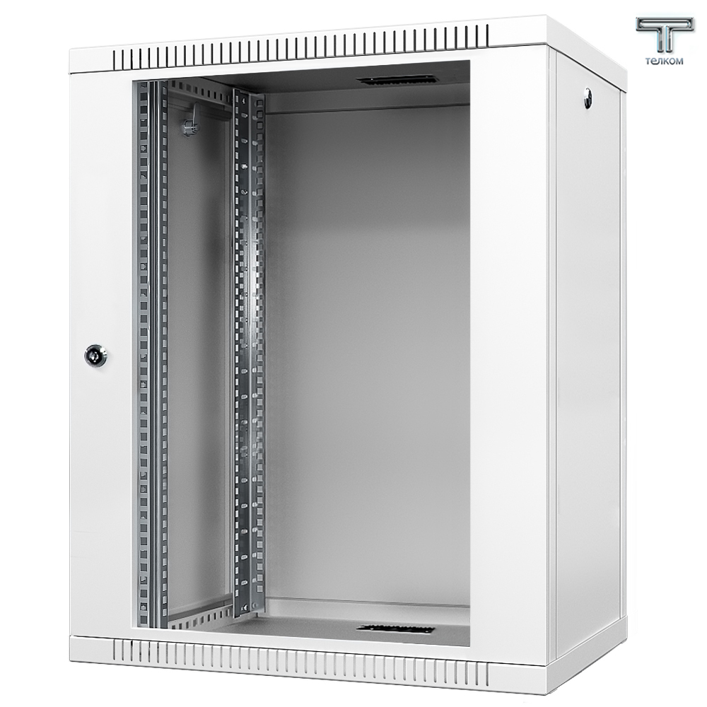 Шкафы 15U 350 телекоммуникационные монтажные настенные. Дверь: стеклянная или металлическая.