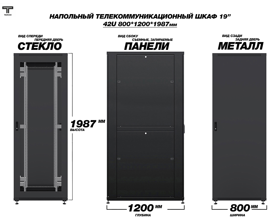   42U  800,  1200. .
