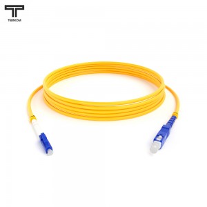 LC-SC OS2 simplex 9/125 желтый