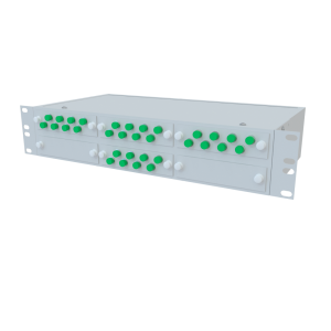 Кроссы оптические 19″ на 32 порта укомплектованные (SC, LC, FC, ST