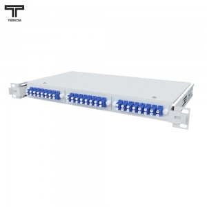 Выдвижные кроссы 19″ на 24 порта предсобранные укомплектованные (SC, LC, FC, ST)