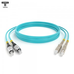 FC-SC OM3 duplex 50/125 аква