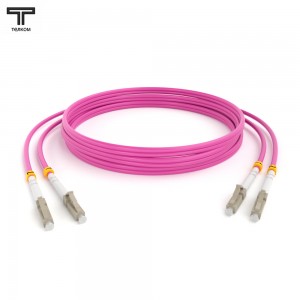 LC-LC OM4 duplex 50/125 маджента