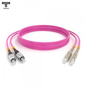 FC-SC OM4 duplex 50/125 маджента