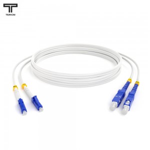 LC-SC G.657A1 duplex 9/125 белый