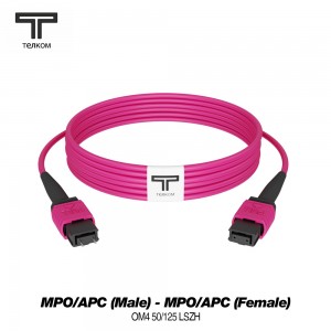 MPO(m)-MPO(f) тип A 50/125 OM4