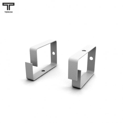 ТЕЛКОМ КМ.6.4.7035Ш Кольцо организационное для укладки кабеля 65х45мм, металлическое, цвет серый (RAL7035Ш)