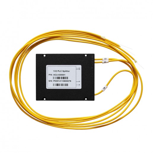 Сплиттер PLC, 1х2, 3.0mm, 1м, 1260-1650, неоконцованный