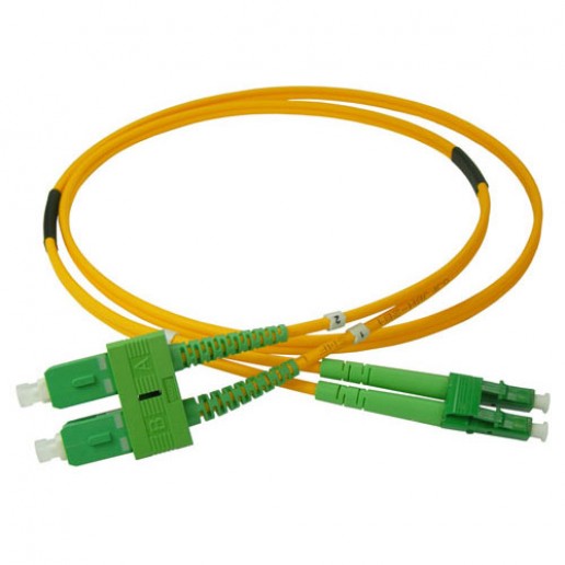 Cabeus FOP(d)-9-LC/APC-SC/APC-20m Шнур оптический duplex LC/APC-SC/APC 9/125 sm 20м LSZH