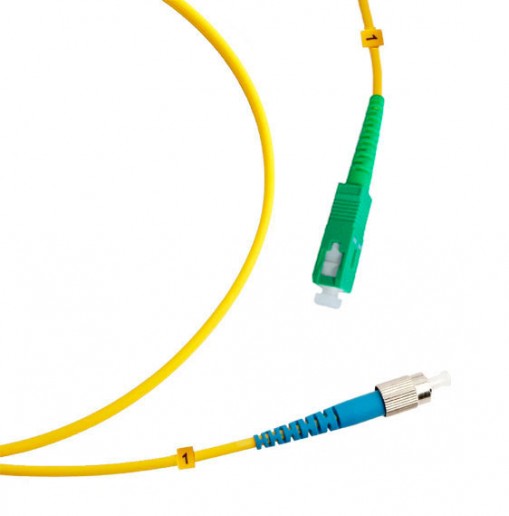 Cabeus FOP(s)-9-SC/APC-FC/UPC-5m Шнур оптический simplex SC/APC-FC/UPC 9/125 sm 5м LSZH