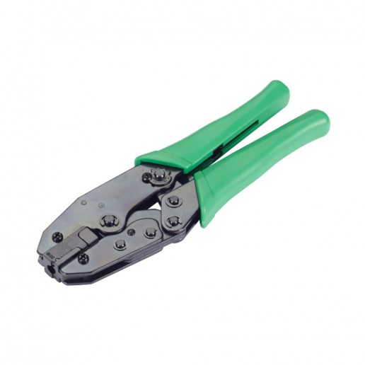 Cabeus HS-236Q1 (HT-236Q1) Инструмент обжимной для экранированных коннекторов RJ-45 (8р8с) короткий корпус с хвостовиком