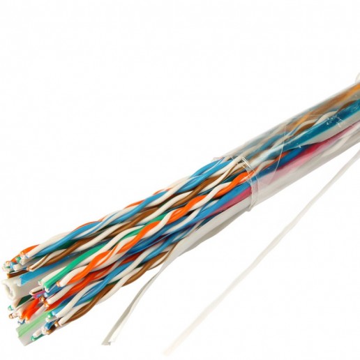 Cabeus UTP-25P-Cat.5-IN-LSZH Кабель витая пара UTP (U/UTP), категория 5, 25 пар (24 AWG), одножильный (solid), LSZH, нг(А)-HF