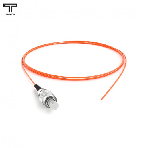 ТЕЛКОМ ШОС-0.9-PT-FC/U-MM50-1.5м-LSZH-OR Пигтейл оптический pt FC/UPC 50/125 OM2 многомодовый MM (0.9мм) LSZH, 1,5м