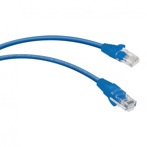 Cabeus PC-UTP-RJ45-Cat.6-2m-BL-LSZH Патч-корд U/UTP, категория 6, 2xRJ45/8p8c, неэкранированный, синий, LSZH, 2м