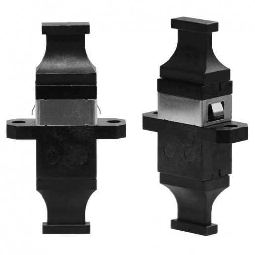 ТЕЛКОМ AD-MPO/SM/MM(SC-type)-BK Оптическая розетка (адаптер) simplex AD-MPO/SM/MM (для одномодового и многомодового кабеля 9/125, 50/125), (SC-type) корпус чёрный