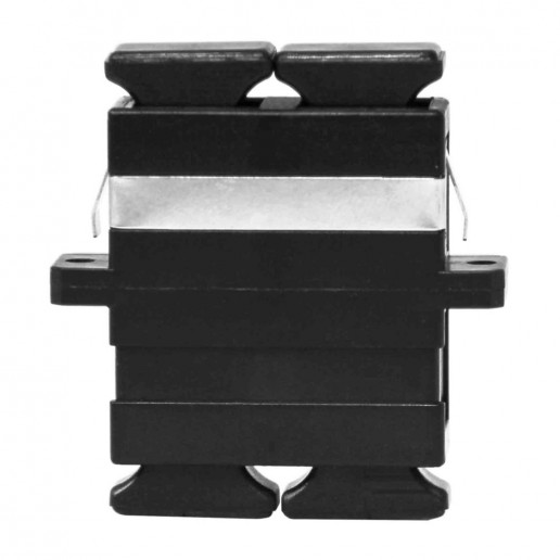 ТЕЛКОМ AD-SC/MM-DX-BK Оптическая розетка (адаптер) duplex SC/MM (для многомодового кабеля 50/125, 62.5/125), корпус чёрный