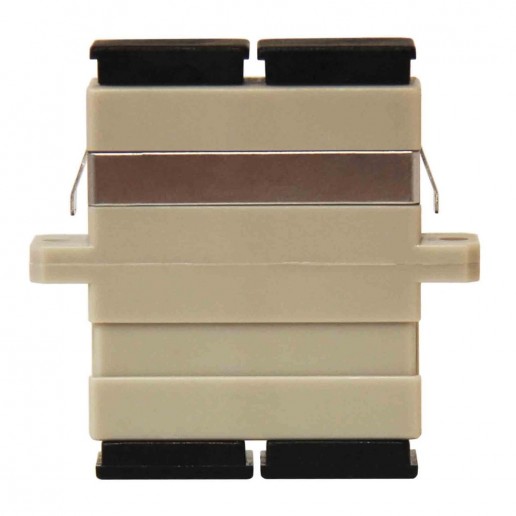 ТЕЛКОМ AD-SC/MM-DX-GY Оптическая розетка (адаптер) duplex SC/MM (для многомодового кабеля 50/125, 62.5/125), корпус серый