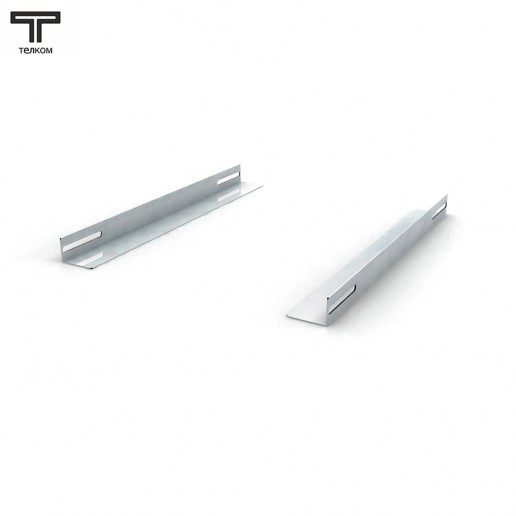 ТЕЛКОМ УН.450 Уголки направляющие (Глубина=450мм) в напольные и настенные шкафы 19" c глубиной 600мм для установки серверного оборудования (комплект 2шт)