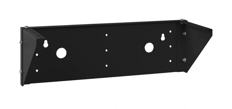 Cabeus NC-3U-V-BK Кронштейн настенный вертикальный 19" 3U, цвет черный
