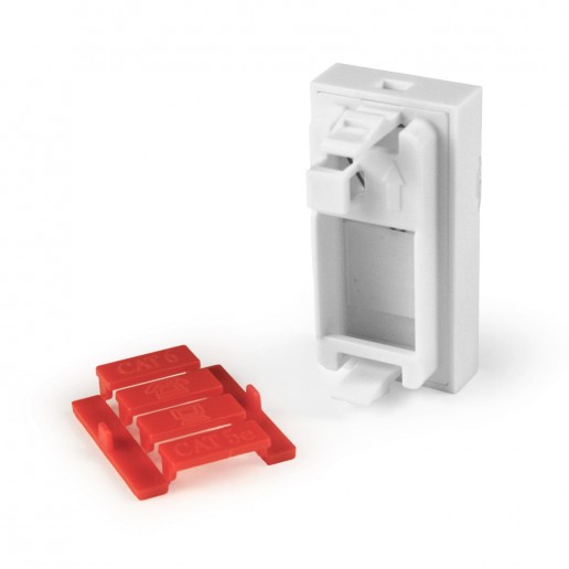 Cabeus FP-22,5-1M-F Вставка 45x22,5 (Mosaic) для 1 модуля формата Keystone Jack