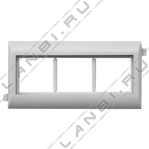 Efapel 10954 ABR Суппорт на 3 модуля 45х45 для кабельных каналов (110х50,110х34,90х50,185х50,185х65)