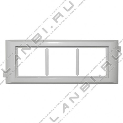 Efapel 10953 ABR Суппорт на 3 модуля 45х45 для кабельных каналов (75х50,155х50)