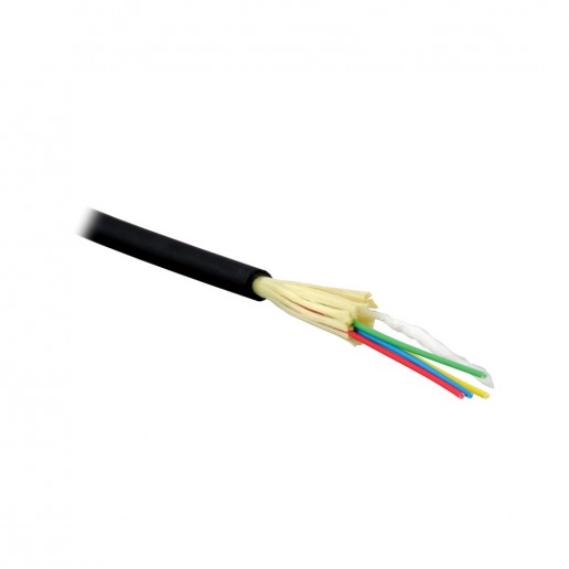 Cabeus TB-A-6-02T-E-K-LSZH-IN/OUT-40 Кабель волоконно-оптический 62.5/125 многомодовый, 2 волокна, плотное буферное покрытие (tight buffer), внутренний/внешний, (-40C ~ +60), LSZH, черный