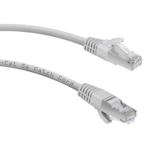 Cabeus PC-FTP-RJ45-Cat.5e-1.5m Патч-корд F/UTP, категория 5е, 2xRJ45/8p8c, экранированный, серый, PVC, 1.5м