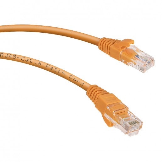Cabeus PC-UTP-RJ45-Cat.6-0.5m-OR Патч-корд U/UTP, категория 6, 2xRJ45/8p8c, неэкранированный, оранжевый, PVC, 0.5м