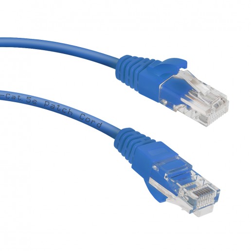 Cabeus PC-UTP-RJ45-Cat.5e-2m-BL Патч-корд U/UTP, категория 5е, 2xRJ45/8p8c, неэкранированный, синий, PVC, 2м