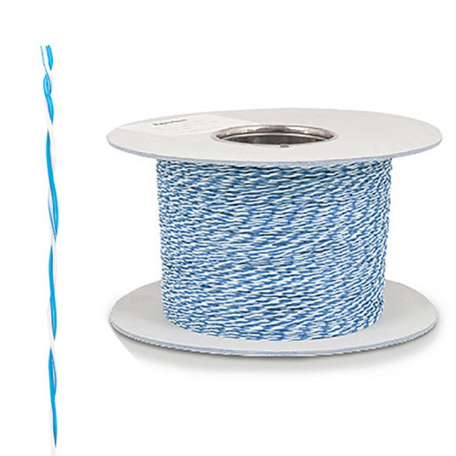 Cabeus UTP-1P-Cat.5e-SOLID-CROSS-500-BL (Jumper Wire) Кроссировочная витая пара, неэкранированная U/UTP, категория 5e, 1 пара (24 AWG), одножильный (solid), без общей внешней оболочки, синяя, 500м