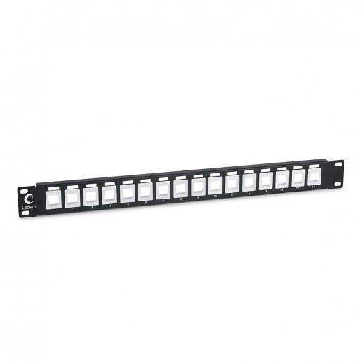 Cabeus PLB-16 Модульная патч-панель 19", 16 портов, 1U, для неэкранированных модулей