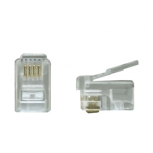 Cabeus 4P4C Телефонный коннектор для телефонных трубок