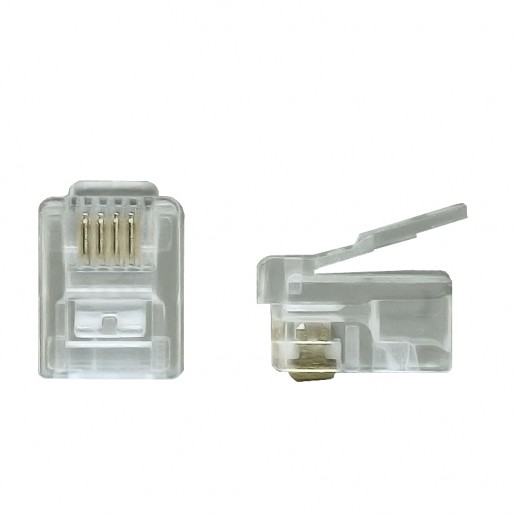 Cabeus 6P4C Телефонный коннектор RJ-11