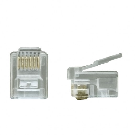 Cabeus 6P6C Телефонный коннектор RJ-12