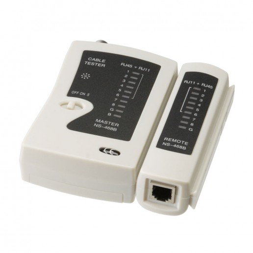 Cabeus CT-BNC-RJ45 Тестер для витой пары, коаксиала, телефона (кож.зам.чехол)