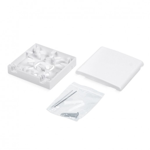 ТЕЛКОМ RS-01 Абонентская оптическая розетка на 2 порта SC/DLC (размер 85x85x24мм) (без пигтейлов и проходных адаптеров)